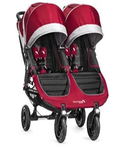 Baby Jogger City Mini GT Double Stroller Crimson Gray